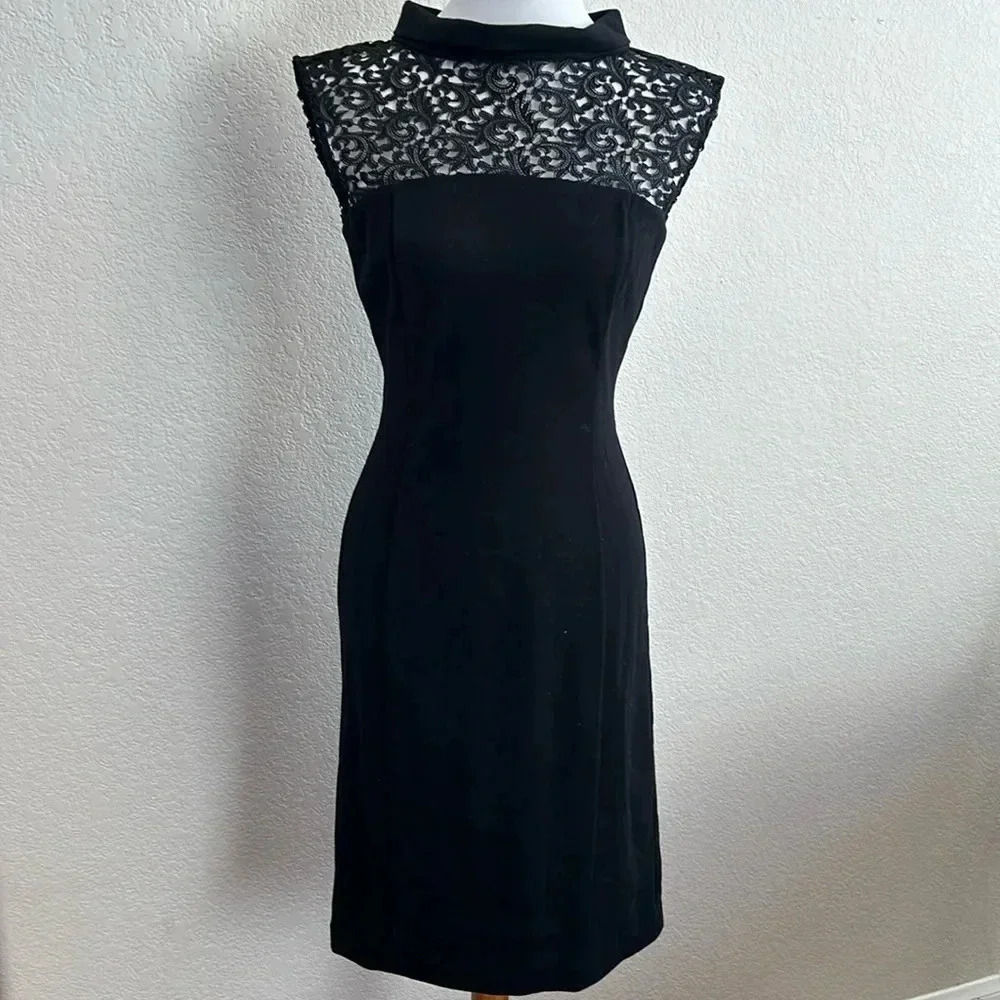 Calvin Klein Black Lace Dress